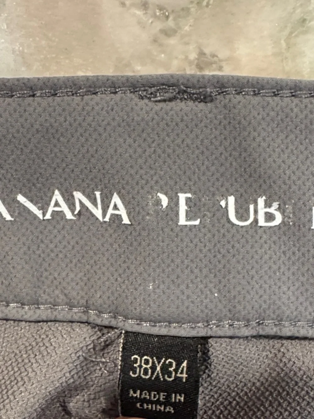 Banana Republic Gray Men’s  stretch Chino Pants  38x34